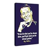 Leinwandposter mit berühmten Zitaten von Tony Robbins, 30 x 45