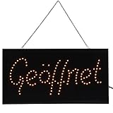 Led Schild, Geöffnet Schild Led Deko Neon Sign Neon Nachtlichter Led-Lichterkette Led Leuchtschild für Raumdekor Licht Lampe Schlafzimmer Bar Pub Hotel Café Restaurant Spielzimmer Wandkunst Dek