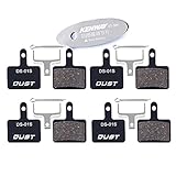 CYCEARTH 4 Pairs Bike Disc Bremsbeläge für TRP Tektro Shimano Deore Br-M575 M525 M515 T615 T675 M505 M495 M486 m485 M475 M465 M447 M446 M445 M416 M415 M395 M375 M315 M355 C601 C501s (Semi-Metallic)