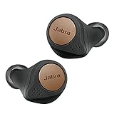 Jabra Elite Active 75t Amazon Edition – Sport In-Ear Bluetooth Kopfhörer mit aktiver Geräuschunterdrückung und langer Akkulaufzeit für True Wireless-Erlebnis bei Telefonaten und Musik – Kupfer/Schw