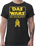 JGA Junggesellenabschied Männer - Das Wars JGA Er Heiratet - XXL - Schwarz - JGA Mann - L190 - Tshirt Herren und Männer T-S
