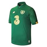 New Balance Herren FA Irland 2019/20 Home Ss Trikot S/s Top L grü