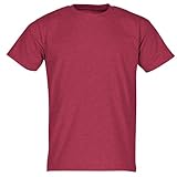 Fruit of the Loom - T-Shirt 'Valueweight T', Farbe:Vintage rot meliert, GröÃŸe:M