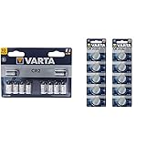 Varta Lithium CR2 10er Pack & Batterien Electronics CR2032 Lithium Knopfzelle 3V Batterie 10er Pack Knopfzellen in Original 1er Blisterverpackung