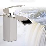Wannenhahn-DIY-Wasserhahn mit warmem und kaltem umwandelbarem Einhand-Wasserfall-Waschbecken-Wasserhahn WC-Wasserhahn-Badezimmer-Wasserhahn-Badewannenhahn Nostalgie-Werbung