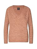 ONLY Damen ONLMIRNA L/S V-Neck KNT Pullover, Braun (Indian Tan Indian Tan), 36 (Herstellergröße: S)