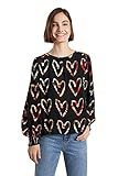 Desigual Womens BLUS_Gerbera Blouse, Black, L