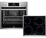 AEG HB3013MI12 Einbauherd-Set mit Induktions-Kochfeld - E