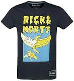Rick and Morty Low Hanging Fruit T-Shirt schwarz L