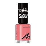 Manhattan Last und Shine Nagellack, Nr.430 Coralicious, 1er Pack (1 X 10 ml)