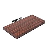 Edaygo Wandboard Wandregal Bücherregal Hängeregal Regal Freischwebend, 50 x 23,5 x 3,8 cm, holzdekor-dunk