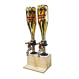 Bierspender, Vatertags-Likör-Holzspender, Wasserhahn-Form für Party, Abendessen, Bars und Getränkestationen, Getränke- und Getränkespender mit Zapfhahn, Barpumpen, Bierzapfhähne (2 Wasserhahn)