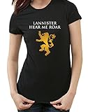 GoT Lannister Wappen Crest T-Shirt, XXL, schwarz L