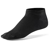 Mat & Vic's Sneaker Socken, 10 Paar, Cotton classic, Oeko-Tex Standard 100, Schwarz, 43-46