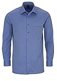 OLYMP Luxor modern fit Hemd extra Langer Arm Chambray Mittelblau Größe 42