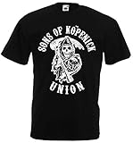 Union Sons of Köpenik Herren T-Shirt S-XXXL schwarz L