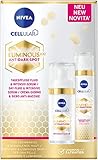 NIVEA Cellular Luminous 630 Tagespflege Fluid + Intensiv Serum Set, Gesichtspflege Set reduziert die 3 Typen von Pigmentflecken, mit aufhellendem Intensiv-Serum und Tagespflege F