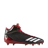 adidas Adizero 5-Star 6.0 Mid Cleat - Men's Football 12 Core Black/White/Power R