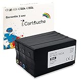 iCartouche Kompatibel Tintenpatrone für HP 963XL für HP Officejet Pro 9010 9012 9014 9015 9016 9019 9020 9022 9025 9028 (1BK 1C 1M 1Y)