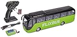 Carson 500907342 FlixBus 2.4GHz - 100% fahrfertig, Spielzeugbus, Spielzeugauto, ferngesteuertes Auto, für Kinder ab 8 Jahren, Fahrzeit ca. 60