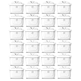 24 x BROUGI Kartuschen für Aluna Marella Elemaris Style Flow Krug Filterkrug Karaffe Wasserfilterkannen kompatibel für Brita Maxtra + AmazonBasics Amazon Basics Wasserfilterkartuschen W