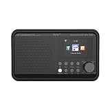Albrecht DR490 ByteFM, Internet/DAB+/UKW Radio mit Farbdisplay, 27492, Radiosteuerung via Smartphone-App, ByteFM Direktwahltaste, Farbe: schw