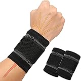 SUPRBIRD Handgelenkstütze, Handgelenk Bandagen, Handgelenkband, Handbandage Rechts und Links, Handgelenkbandage Fitness mit Klettverschluss, Atmungsaktivem Handgelenk Karpaltunnelsyndrom Verstauchung