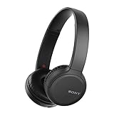 Sony WH-CH510 kabellose Bluetooth Kopfhörer (kraftvoller Klang, eingebauter Sprachassistent, Quick Charge, bis zu 35 Stunden Akkulaufzeit, wireless) Schw