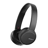 Sony WH-CH510 kabellose Bluetooth Kopfhörer (kraftvoller Klang, eingebauter Sprachassistent, Quick Charge, bis zu 35 Stunden Akkulaufzeit, wireless) Schw