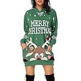 VICIKON Strickjacke Damen Kapuzenpullover Damen Hoodiess Oversized Pullover & Strickjacken Fã¼R Damen Pulli Damen Oversize Weiß Wintermantel Damen Warm Wintermantel D