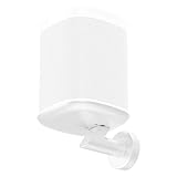deleyCON 2X Feste Wandhalterung für SONOS ONE (SL) & SONOS Play:1 Lautsprecher Halterung Metall - Weiß