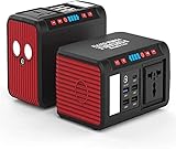 EWYI Tragbares Kraftwerk 74Wh 20000mAh Stromgenerator Mit AC-Steckdose/DC-Ausgang / 3 USB-Ausgängen/Dual-LED-Taschenlampen Einfach Zu Trag