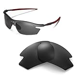 Walleva Ersatzgläser für Rudy Project Rydon Sonnenbrille - Mehrfache Optionen (Schwarz - polarisiert)