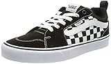 Vans Herren Filmore Suede/Canvas Sneaker, Schachbrett Schwarz Weiß, 45 EU