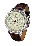 POLJOT International Mechanische Herrenuhr Fliegeruhr Chronograph Moscow Nights Handaufzug