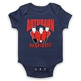 My Icon Art & Clothing Lebowski Autobahn Nagelbett Comedy Film Babystrampler, Ultramarinblau, 12-18 M