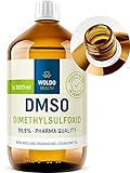 DMSO 1000ml pharma Qualität 99,9% Dimethylsulfoxid - unverdünnt pharmazeutische R