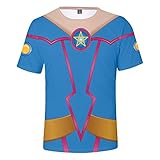 Yu-Gi-Oh T-Shirt 3D-gedrucktes Sommer-beiläufige Kurze Hülsen-T-Shirt Rundhals Hipster Top Blusen Unisex (Color : A02, Size : L)