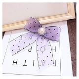 yywl Broche I-remiel luxuriöse Strass Bogen brosche für Frauen Shirt Anzug Kleid zubehör Schmetterling Musik Geschenke Partei Casual Cravat Damen Broschen & Anstecknadeln (Metal Color : Purple)