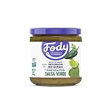 Fody Lebensmittel, Keto-freundlich, Salsa Verde, Feuergerösteter Salsa, niedrig FODMAP-zertifiziert, gut freundlich, IBS freundlich, glutenfrei, laktosefrei, nicht gentechnisch veränderb