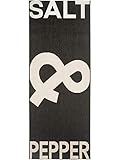 benuta Küchenläufer Salt & Pepper Schwarz/Weiß 80x200 cm | Pflegeleichter Teppich geeignet Küche und andere W