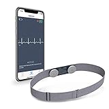 Wellue DuoEK Bluetooth EKG-Monitor, Tragbarer Brustgurt, Kabelloser Herz-Gesundheitsmonitor mit kostenloser App für iOS & Android-Handy, tragbares 30s - 15 Minuten Aufnahme-EKG Überwachungsg