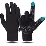 HoloHolo Fahrradhandschuhe Herren,rutschfeste MTB Handschuhe,Warme Winterhandschuhe,Touchscreen Sporthandschuhe,geeiget Unisex Herren Damen,für Laufen, Radfahren,Klettern, Angeln und Fahren…