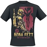 Star Wars The Book of Boba Fett - Roam The Galaxy Männer T-Shirt schwarz 5XL