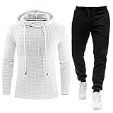 Hoodie Fleece Anzug Sportswear Herren Mode Hosen Jogger Frühling Damen Sweatshirt Anzug Männer Pullover, Farbe: 3, M