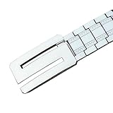 Herren Gürtel, Metall Gürtel, Herren Metall Selbstverteidigung Gürtel, Fitness Taille Kette, Outdoor-Kampf Selbstverteidigungsgürtel (Größe:115cm) (S)