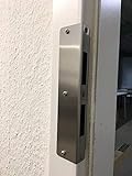 Zimmertür Schließblech Reparaturschließblech Edelstahl Wohnungseingangstür 200X40X20
