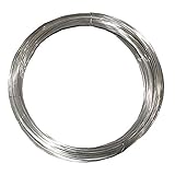 Wzqwzj Edelstahl 316L mittelharter Draht, Schweißnähte Leicht, Geeignet Wäscheleine Aufhänger, Durchmesser: 0,7 mm, Gewicht: 1 kg