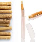 Miswak Zahnbürste [6 Miswak + 2 Frischhalte-Dosen] - Optimal für Unterwegs - Premiumqualität Siwak Holzzahnbürste - Vegan - 100% natürliche Zahnbürste mit Mineralien für Gesunde Z