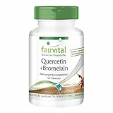 Quercetin plus Bromelain - 120 Tabletten - Vegan - Synergetische Kombination in sicherer Dosierung